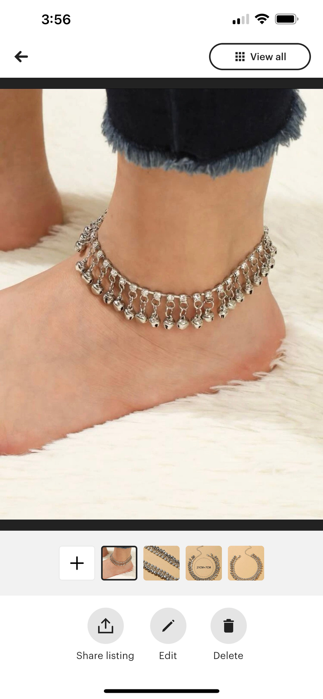 Bell anklets (pair)
